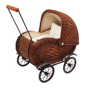 Klassieke Rieten Poppenwagen Elizabeth