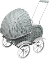 Klassieke Rieten Poppenwagen Jannigje