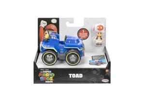 Jakks Pacific Super Mario Bros Movie - Toad Figure with Kart