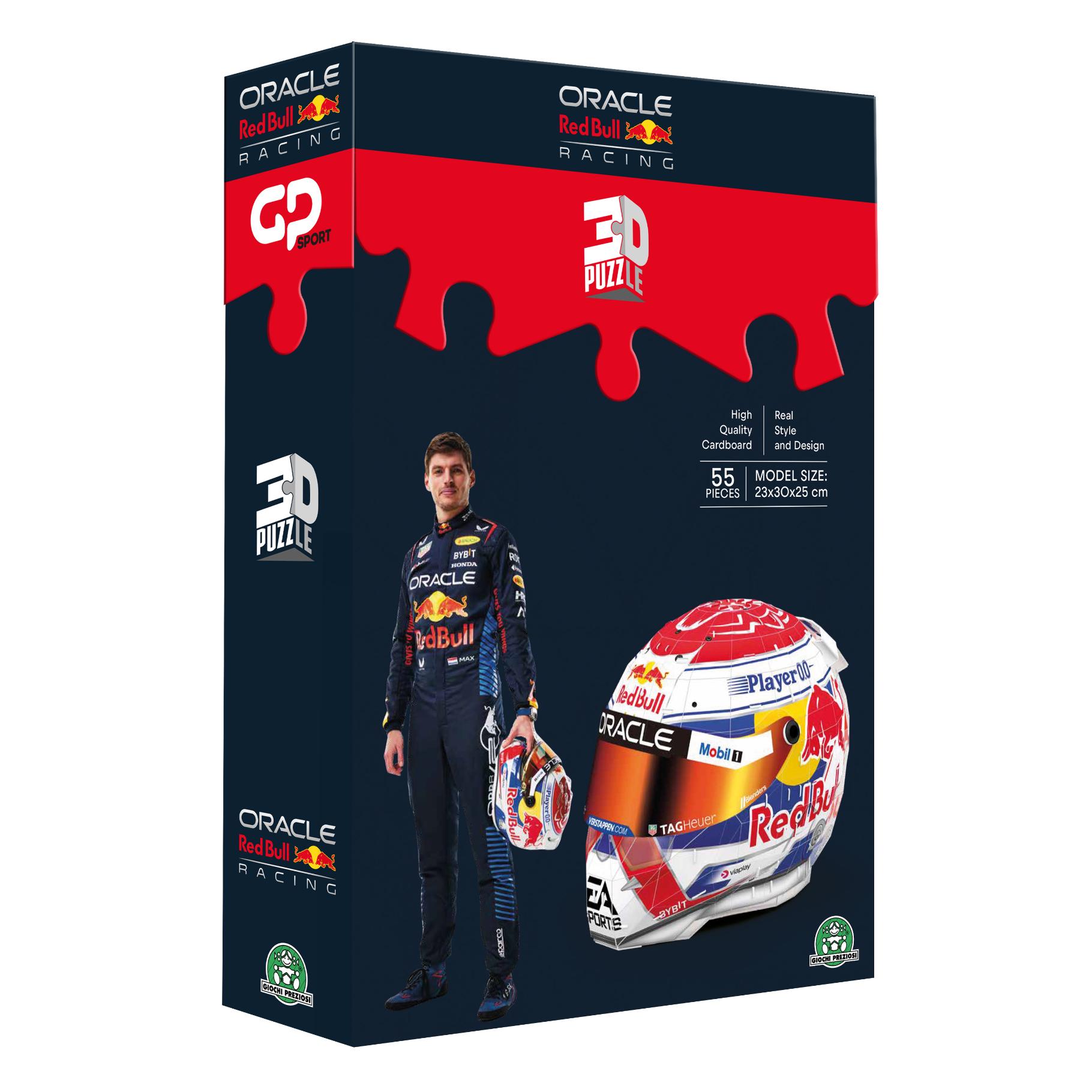 Max Verstappen 3D Puzzel: Formule-1 helm  cm