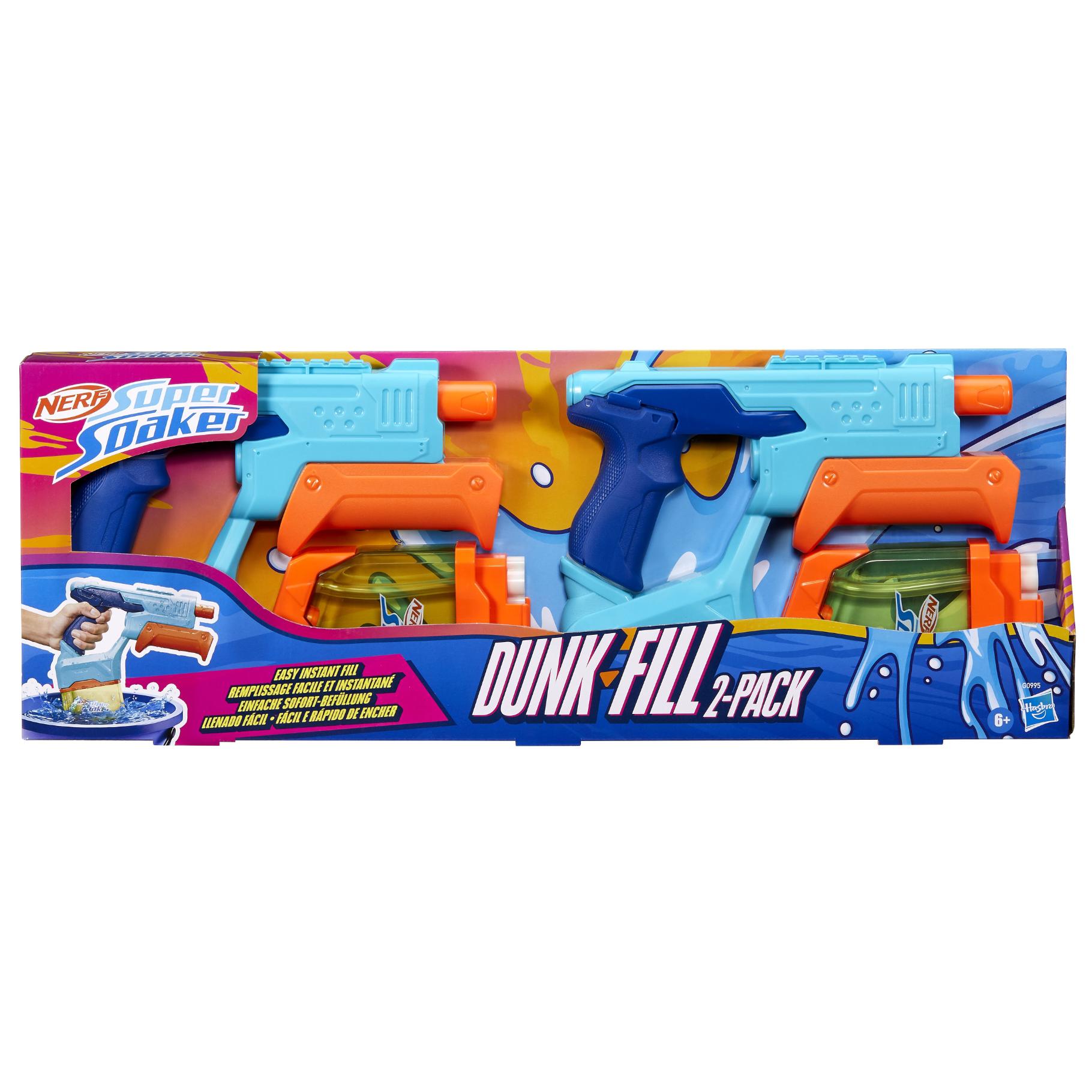 NERF supersoaker dunk fill 2 pack