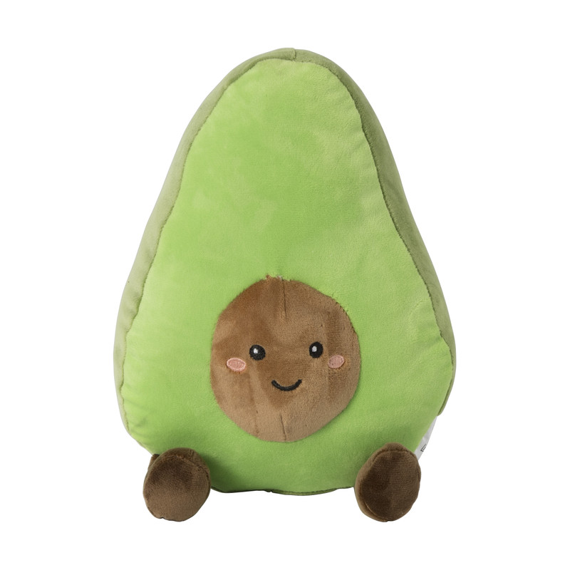 Xenos Knuffel avocado - groen - 22x17 cm