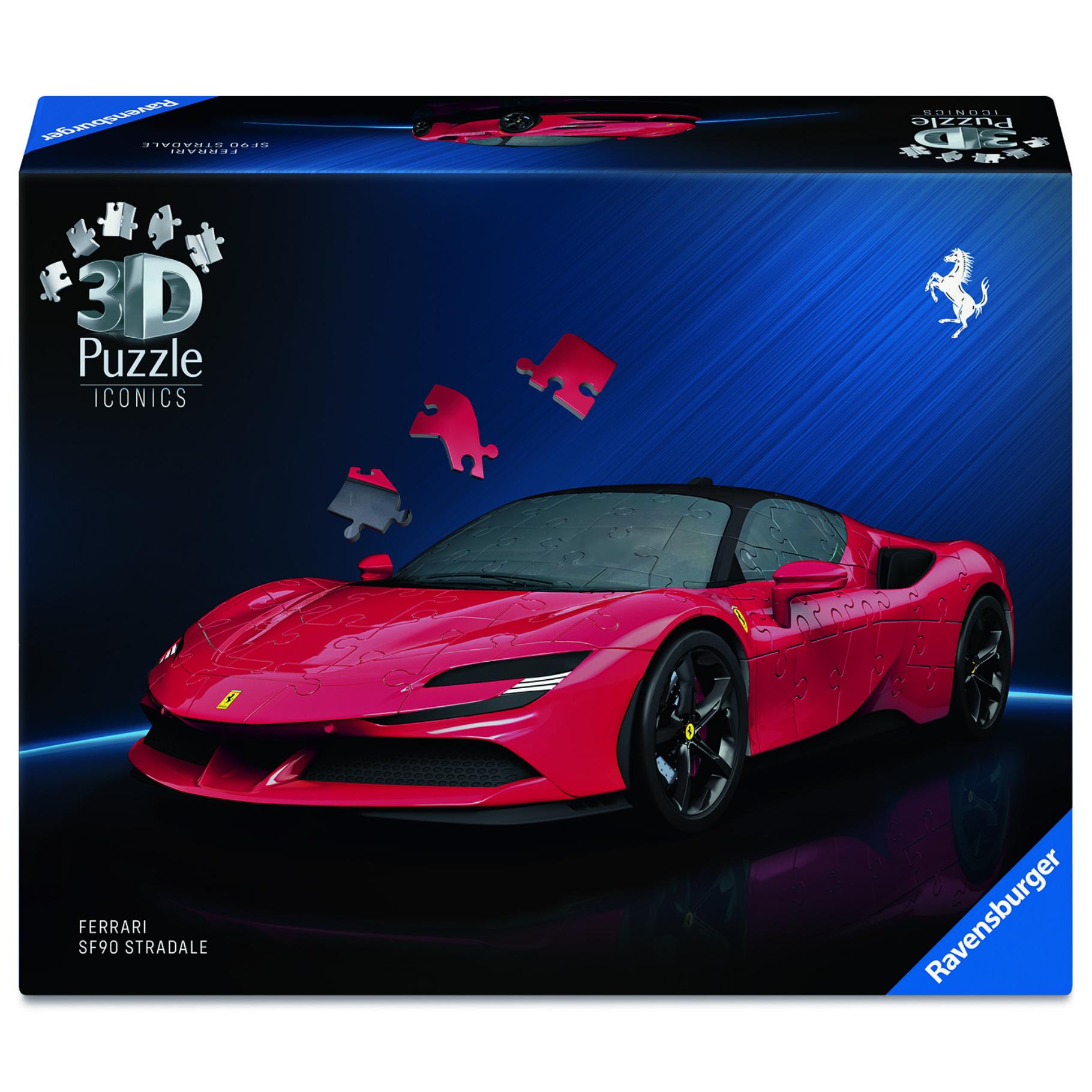 Top1Toys Ravensburger Iconics 3D puzzel Ferrari SF90  Stradale