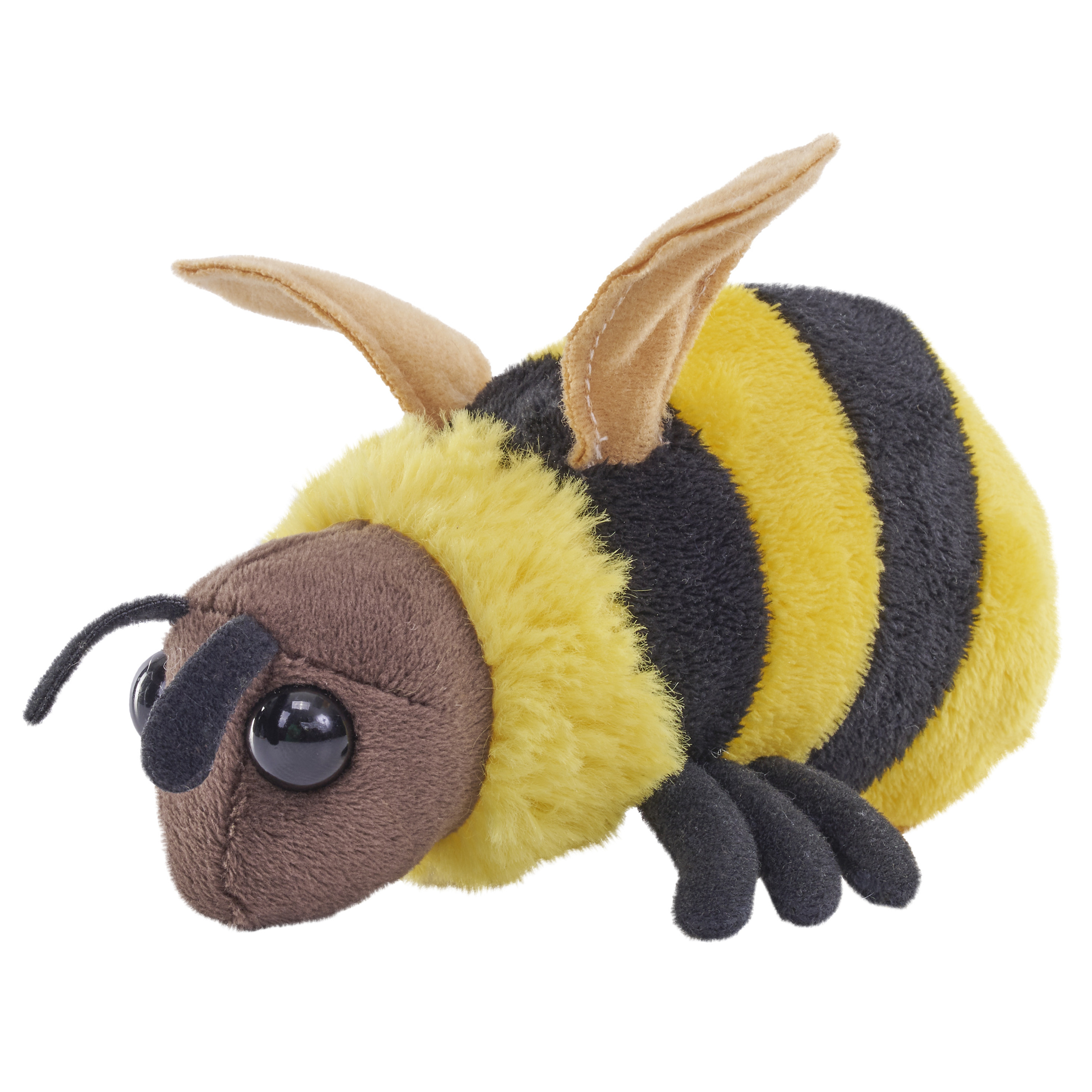 Wild Republic honing bij knuffel - pluche - 13 cm - insecten - knuffeldieren - bijen -