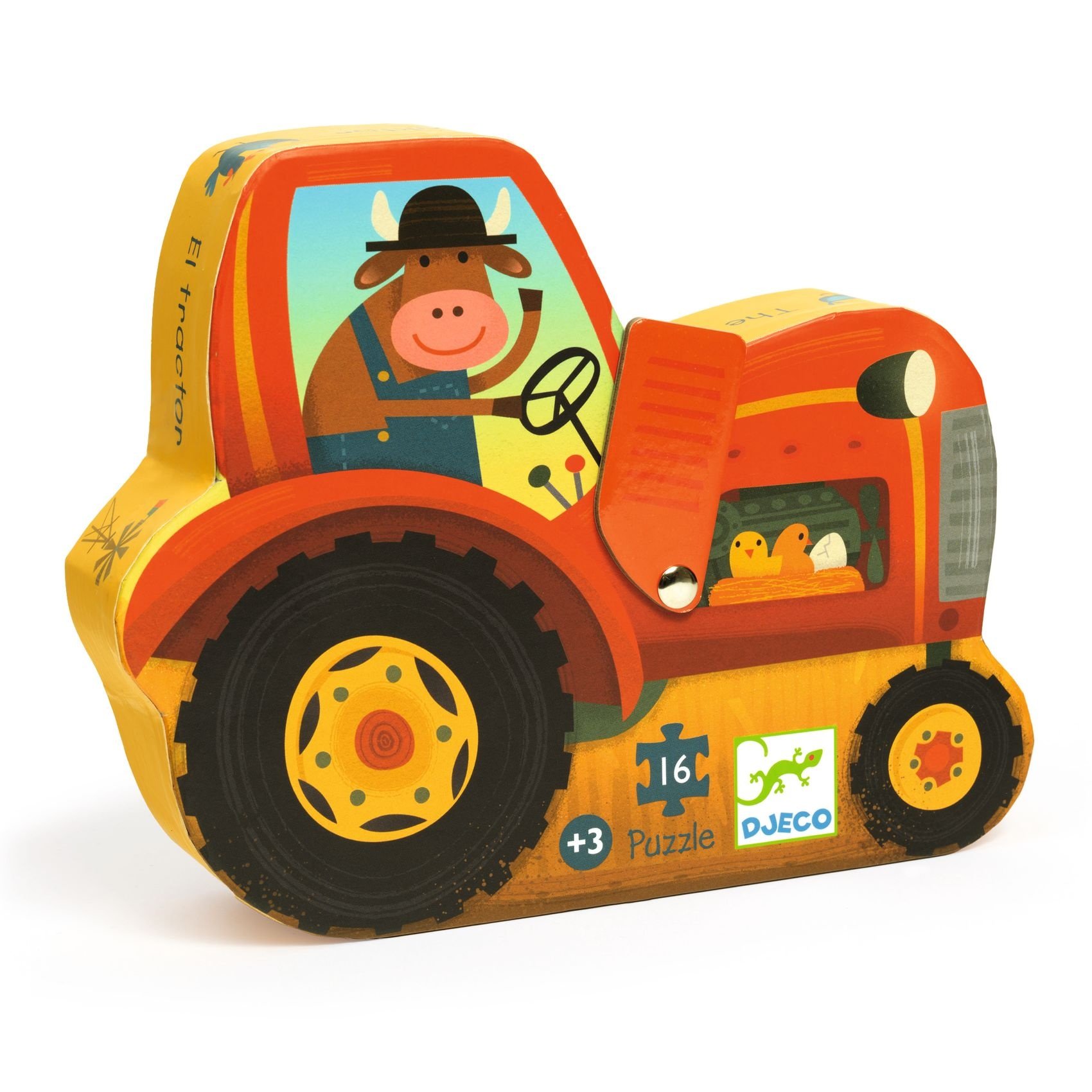 Djeco | Puzzel De tractor 16 Stuks