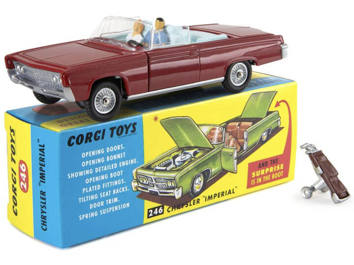 Brinic Modelcars Corgi Toys Chrysler Imperial Convertible