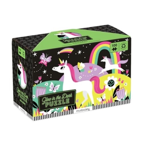 Galison Unicorns Glow-In-The-Dark Puzzle -   (ISBN: 9780735345751)