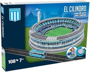 Kick Off Games Racing - El Cilindro 3D Puzzel (108 stukjes)
