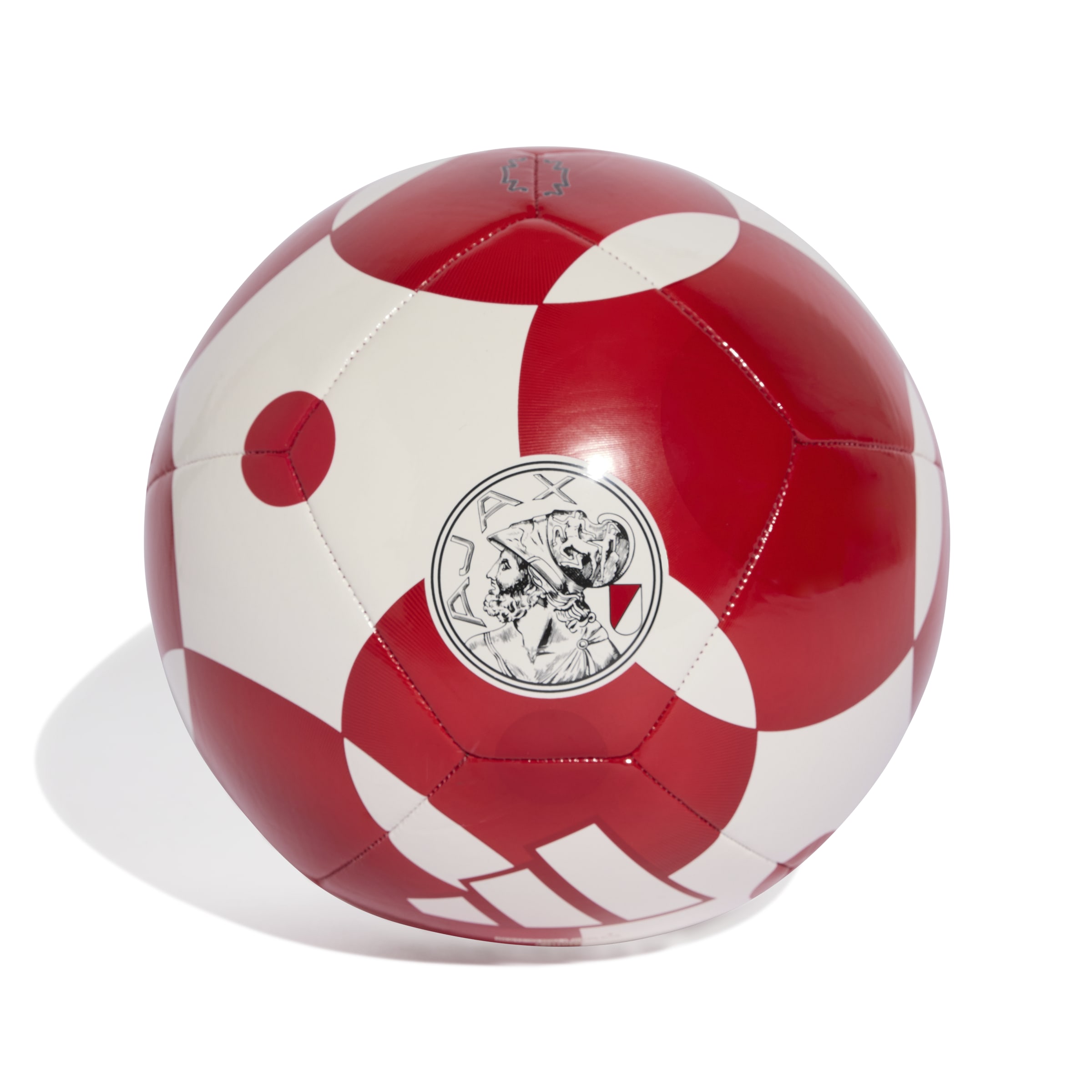 Adidas Ajax Club Voetbal Maat 5 2025-2026 Wit Rood