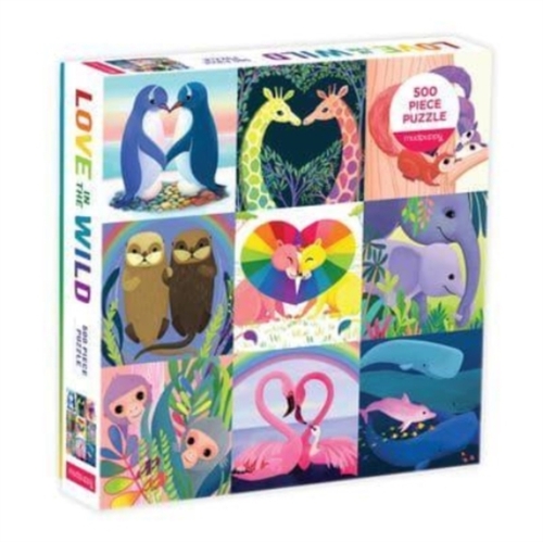 Galison Mudpuppy Love In The Wild 500 Piece Family Puzzle -   (ISBN: 9780735372467)