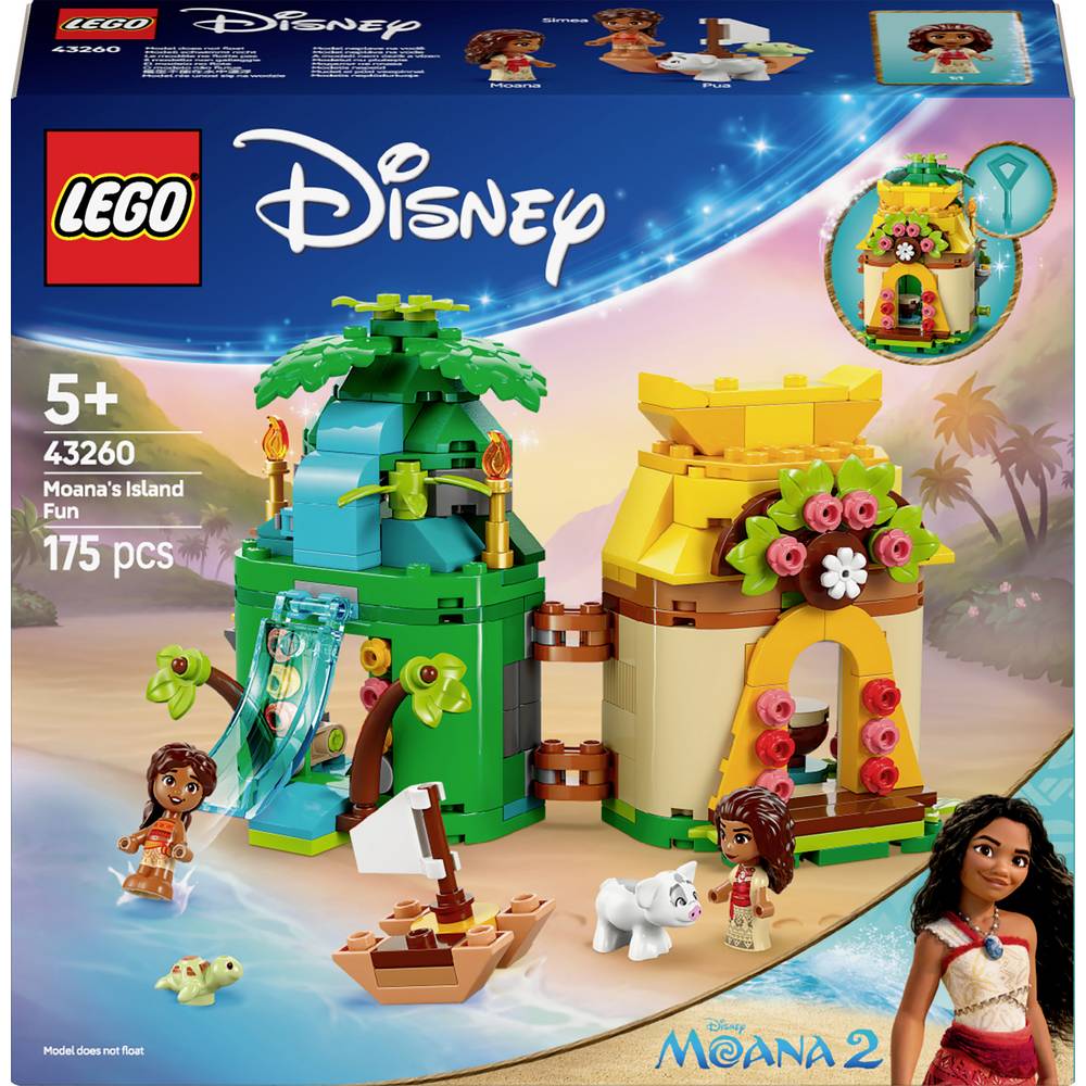 LEGO Disney 43260 Vaianas eiland plezier