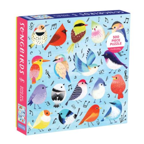 Mudpuppy Songbirds 500 Piece Family Puzzle -   (ISBN: 9780735357655)
