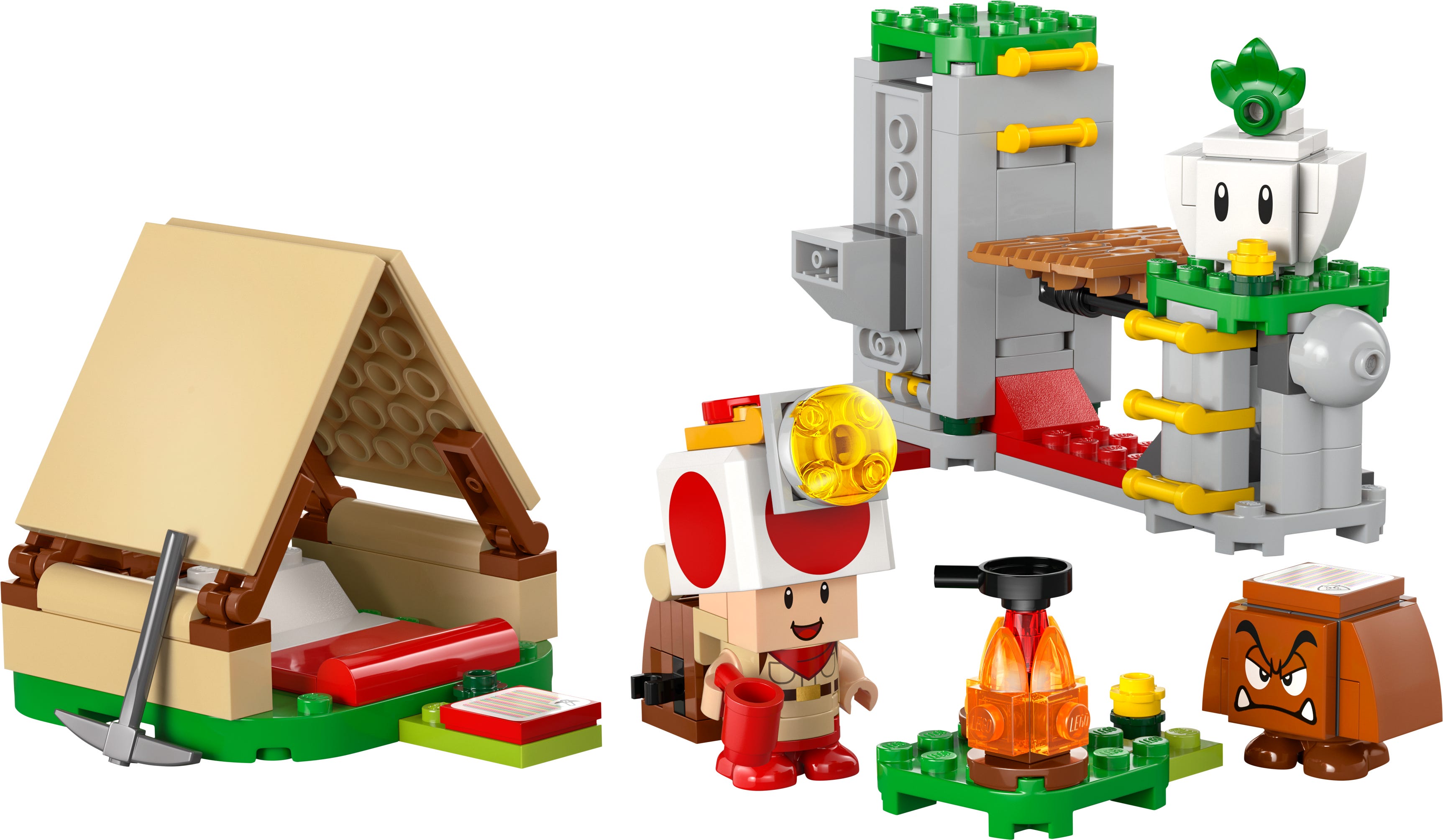 LEGO Toad-baas' kampeerplaats