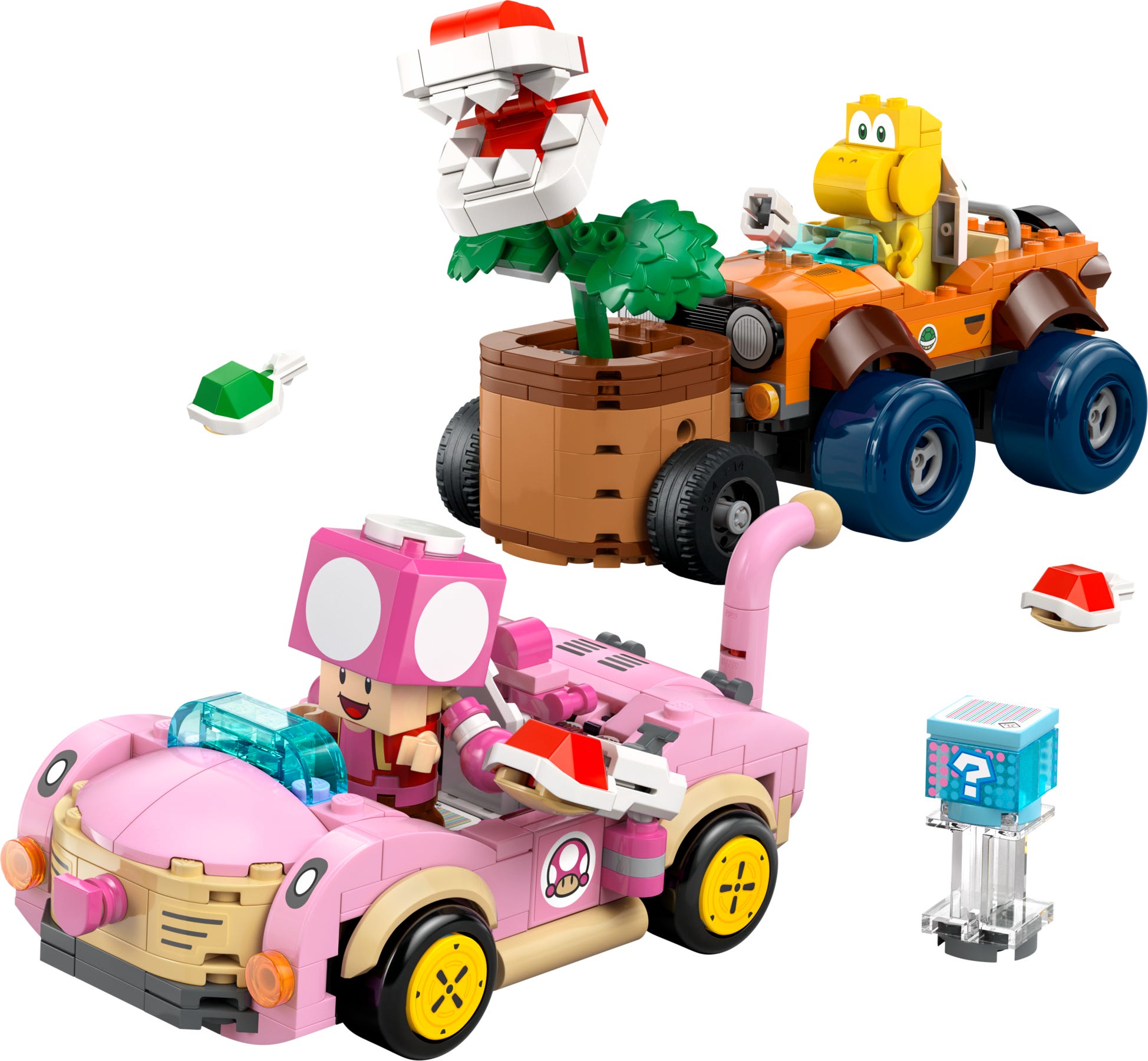 LEGO Mario Kart - Achtervolging met de Piranha Plant