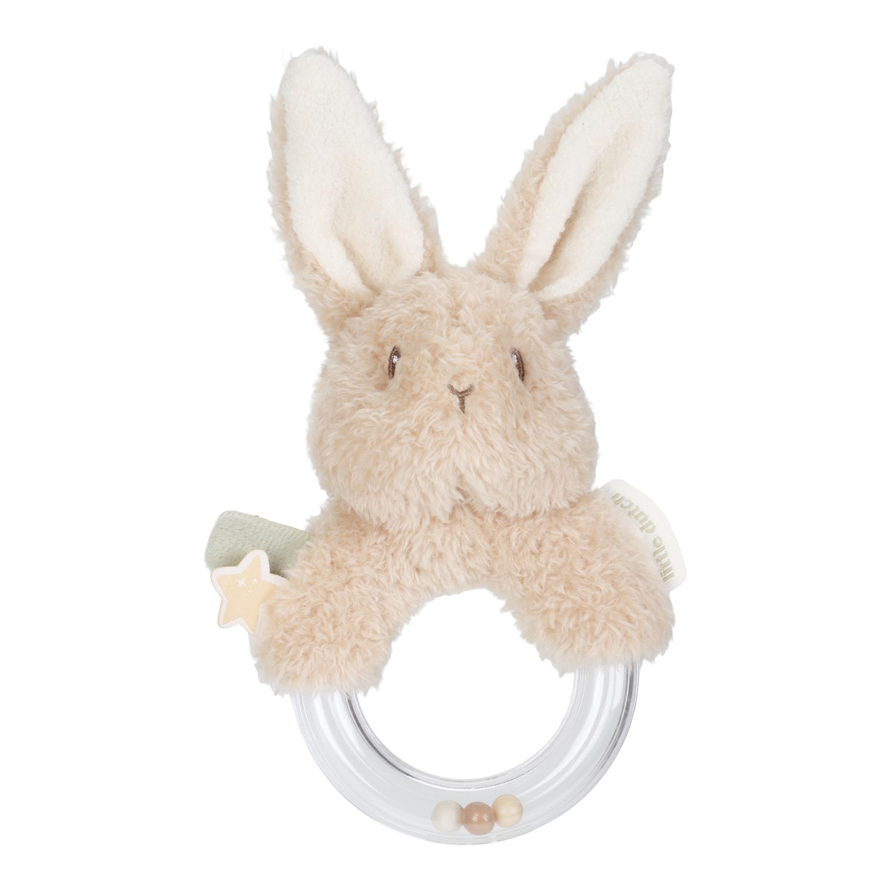 Top1Toys Little Dutch ringrammelaar newborn naturals