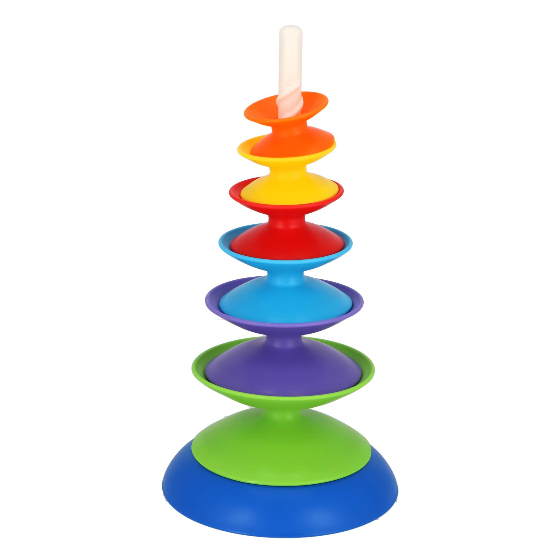 Top1Toys Jipy discover stapeltoren ring multi kleur