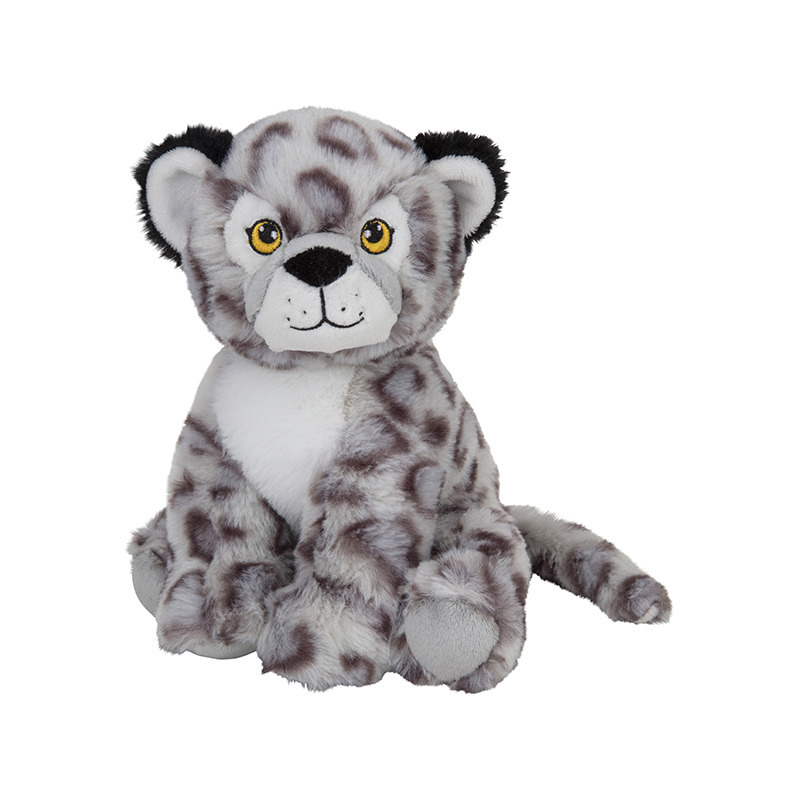 Nature Planet Pluche knuffel sneeuw luipaard van 19 cm -