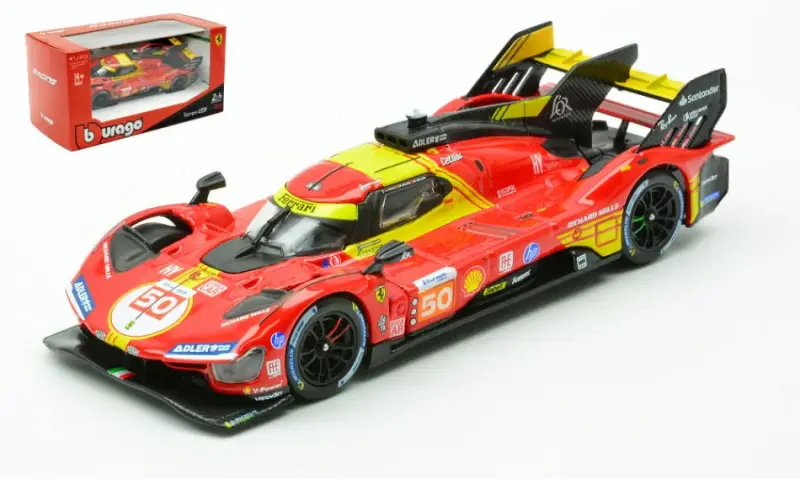 Brinic Modelcars Bburago Ferrari 499P - 24u Le Mans 2024