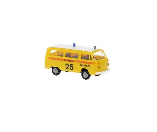 Brinic Modelcars Brekina Volkswagen T2 Kombi Brandweer Schiphol 1973
