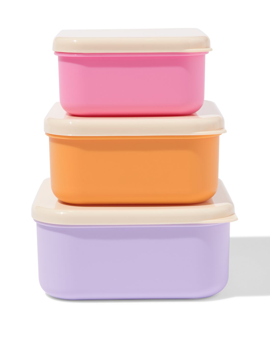 HEMA Snackboxjes Lila 3-delig