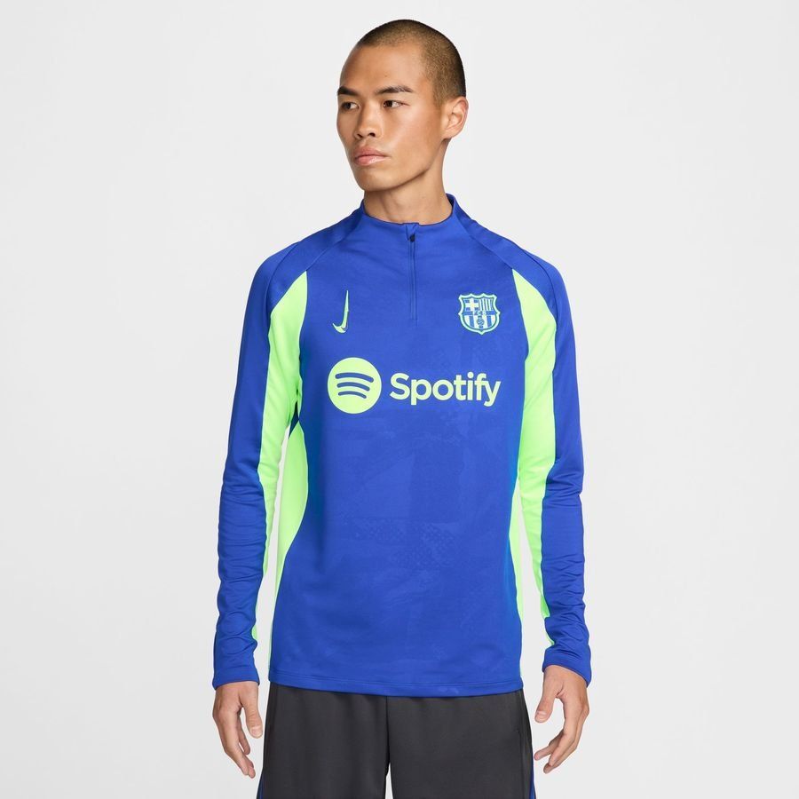 Nike Barcelona Trainingsshirt Dri-FIT Strike Drill Pre Match 3de - Blauw/Groen