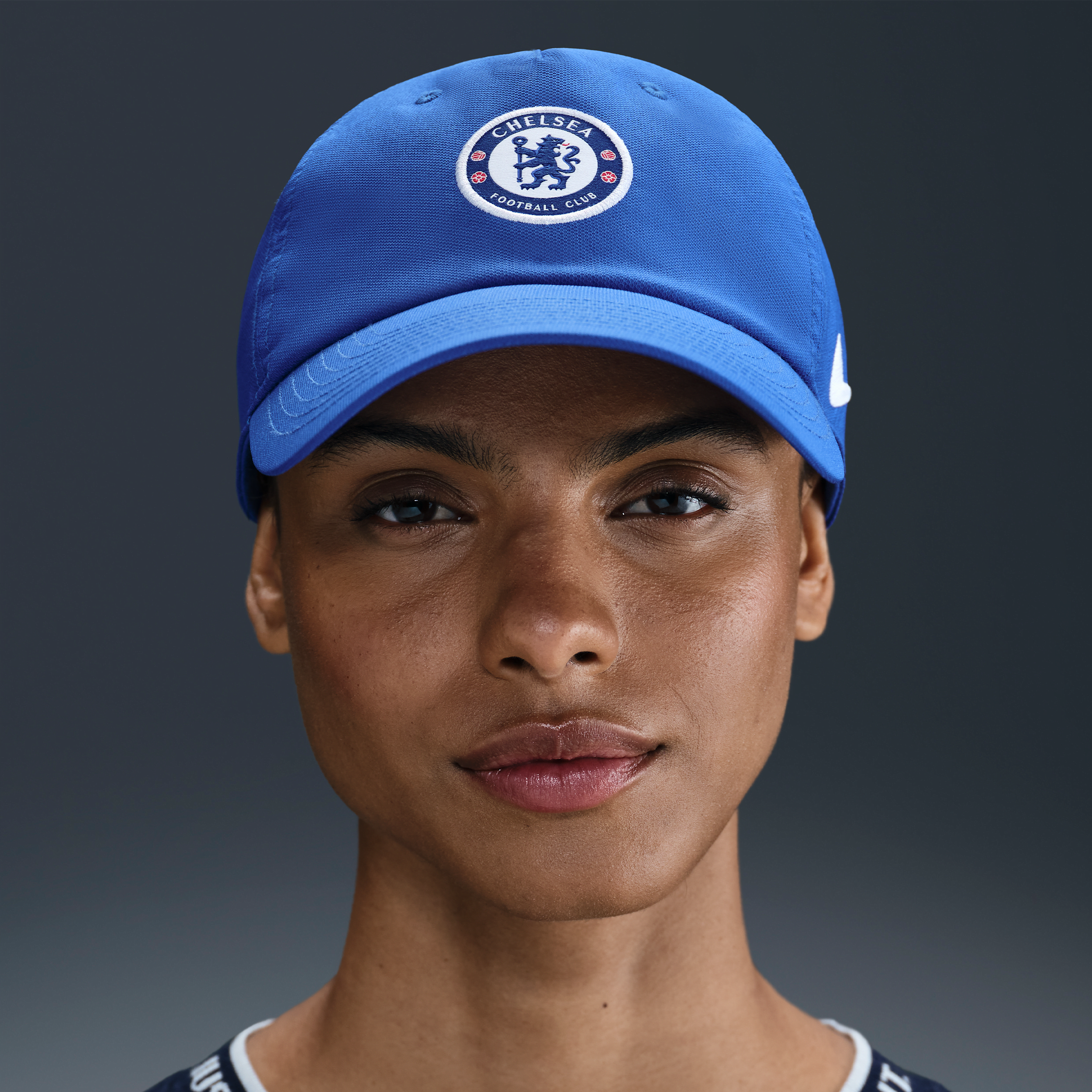 Nike Chelsea F.C. Club  voetbalpet zonder structuur - Blauw