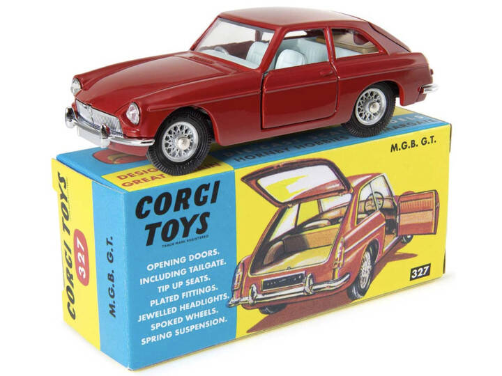 Brinic Modelcars Corgi Toys MGB GT
