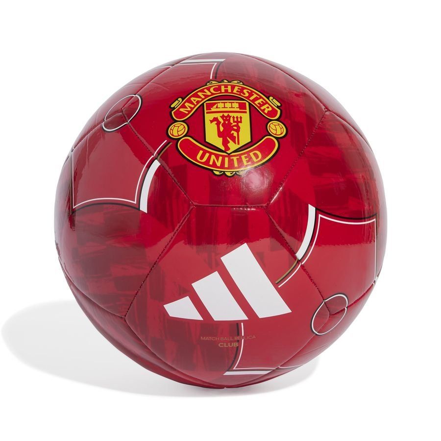 Adidas Manchester United Voetbal - Mufc Red/Bordeaux/Zwart