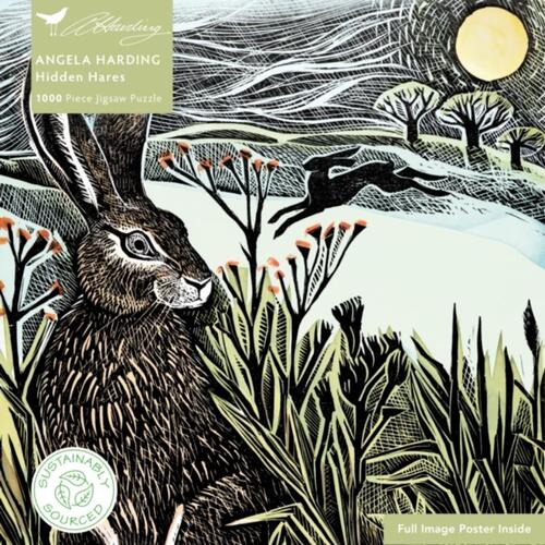 Flame Tree Studio Adult Sustainable Jigsaw Puzzle Angela Harding: Hidden Hares -   (ISBN: 9781804179192)