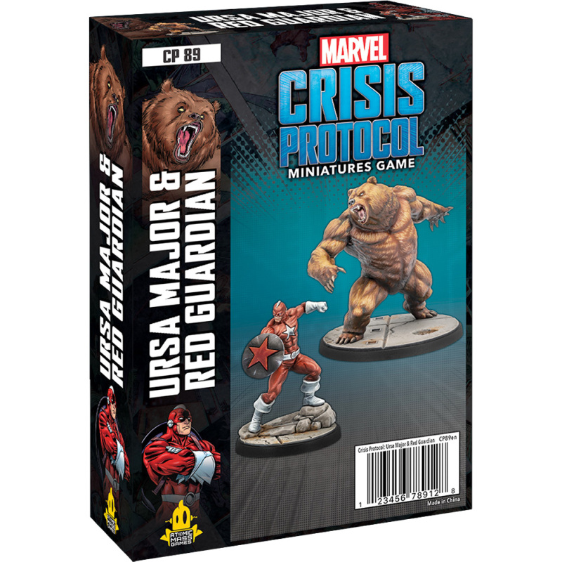Asmodee Marvel Crisis Protocol: Ursa Major & Red Guardian Bordspel