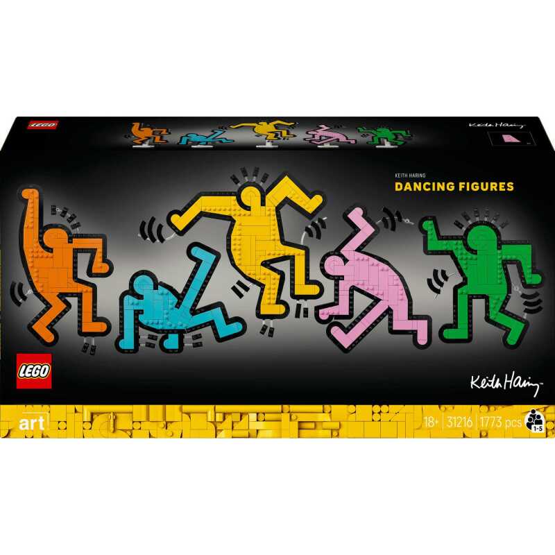 LEGO Art - Keith Haring - Dansende figuren Constructiespeelgoed
