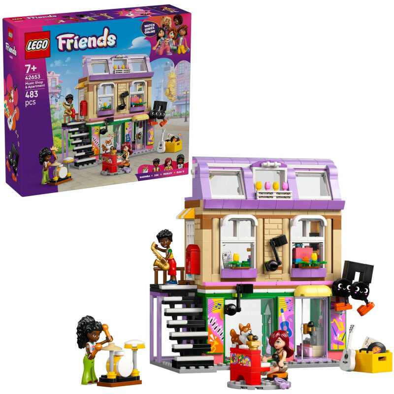 LEGO Friends - Muziekwinkel en appartement Constructiespeelgoed