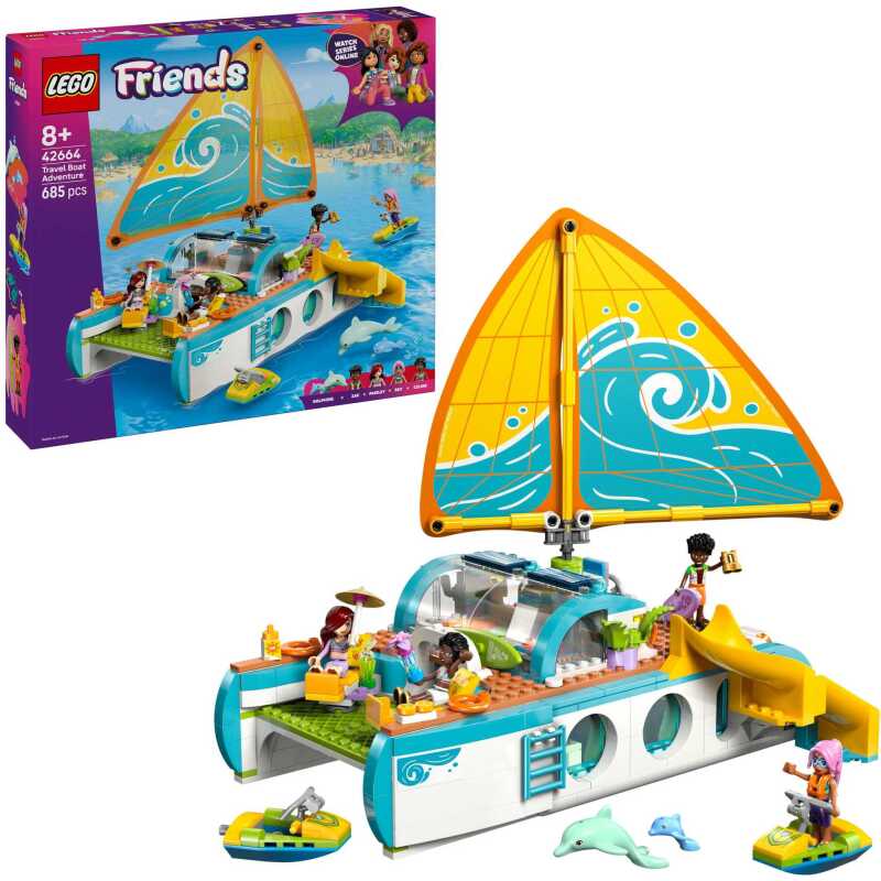 LEGO Friends - Avontuurlijke bootreis Constructiespeelgoed