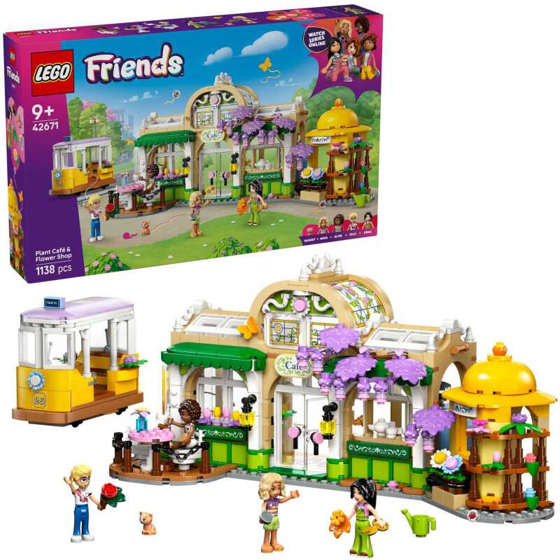 LEGO Friends - Plantencafé en bloemenwinkel Constructiespeelgoed