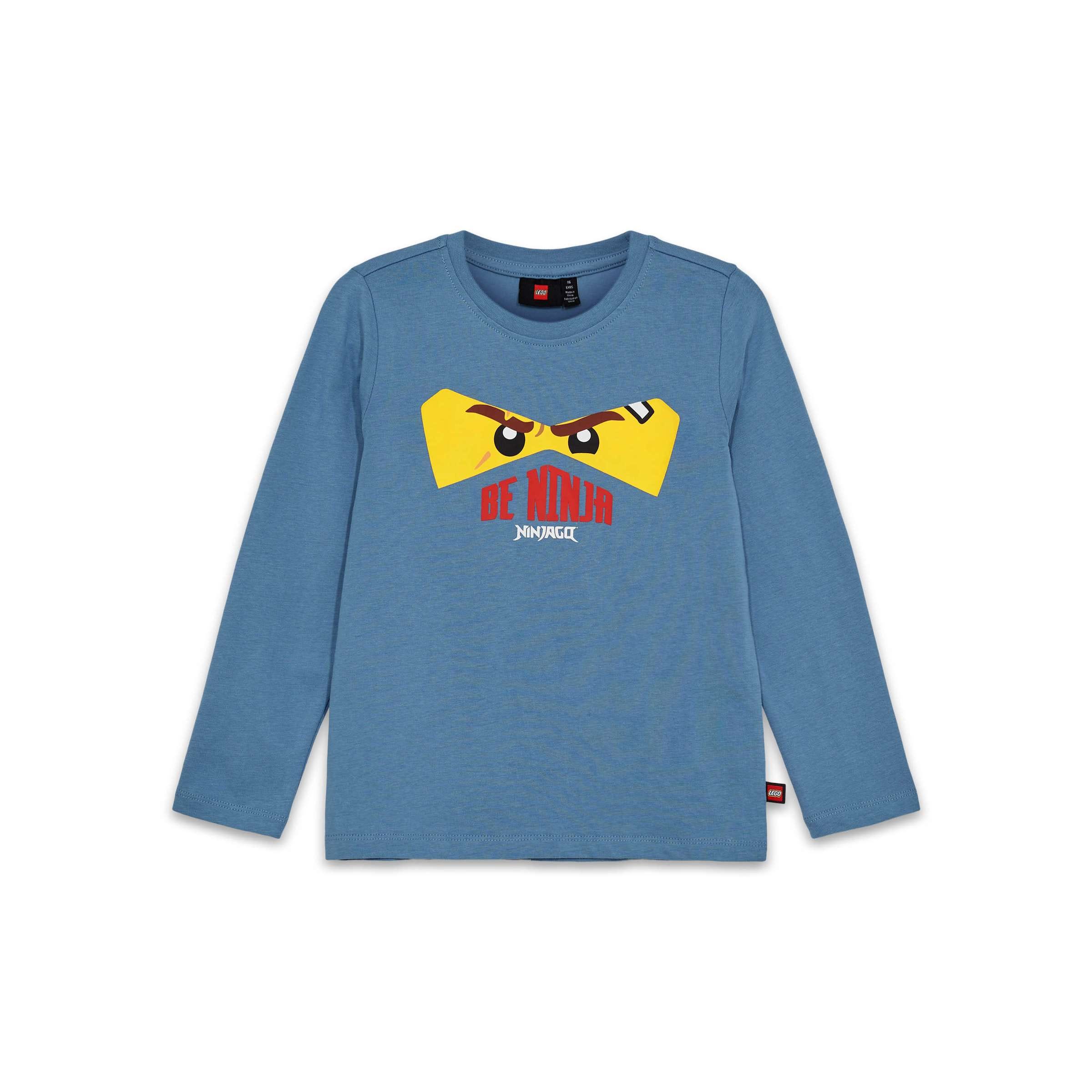 LEGO T-shirt met lange mouwen voor kinderen - blauw