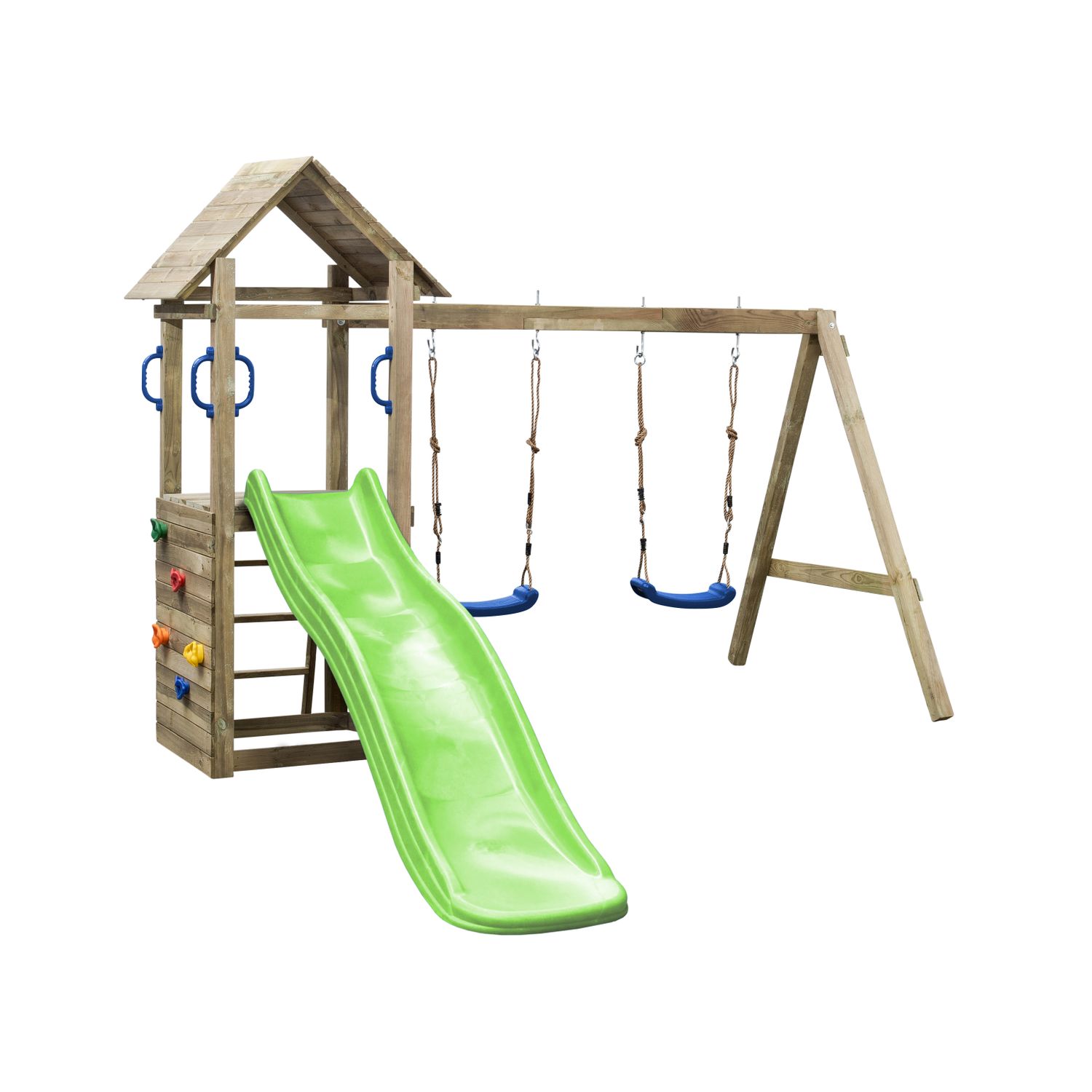 Swing King Swingking Speeltoren Maria Met Appelgroene Glijbaan