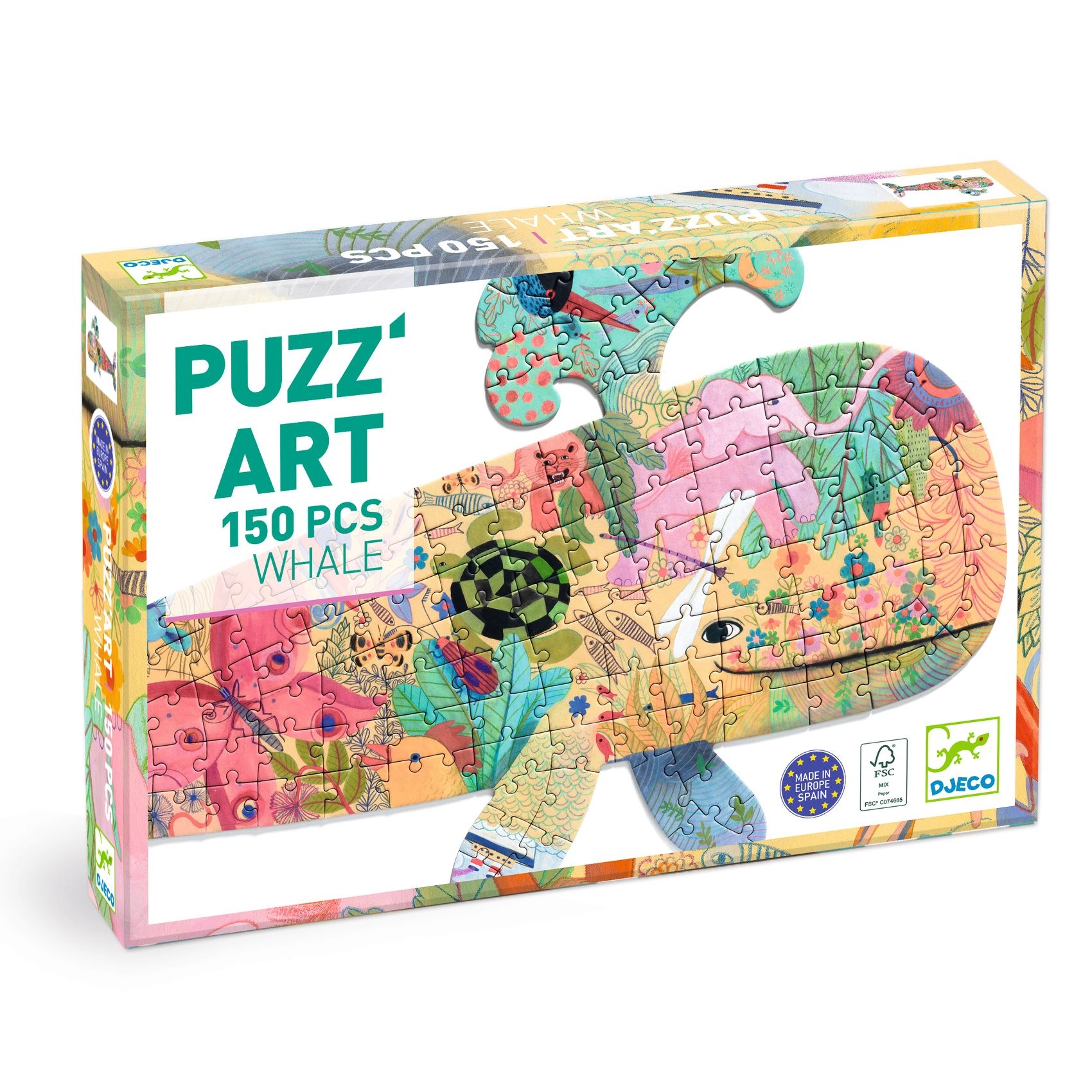 Djeco puzzel art walvis 150 stukjes