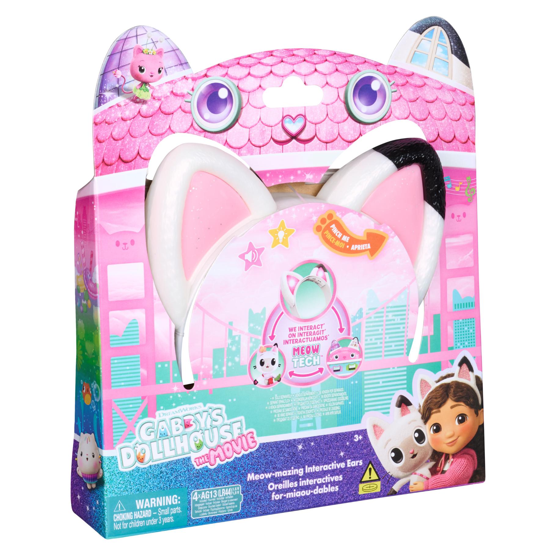 Top1Toys Gabby's poppenhuis The Movie Gabby's magische Kattenoren haarband met licht & geluid