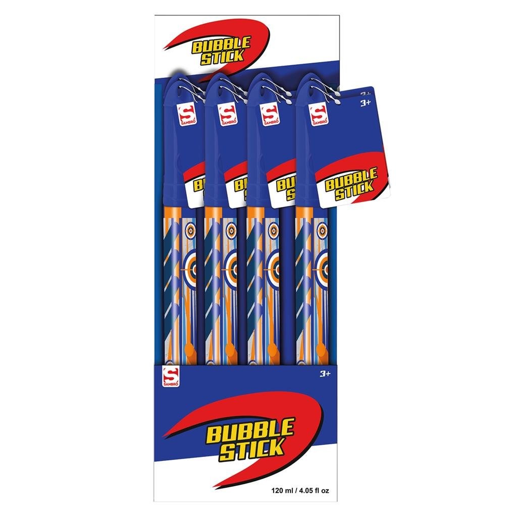 Sambro Bubble Bellenblaas Stick Blauw 12 Stuks