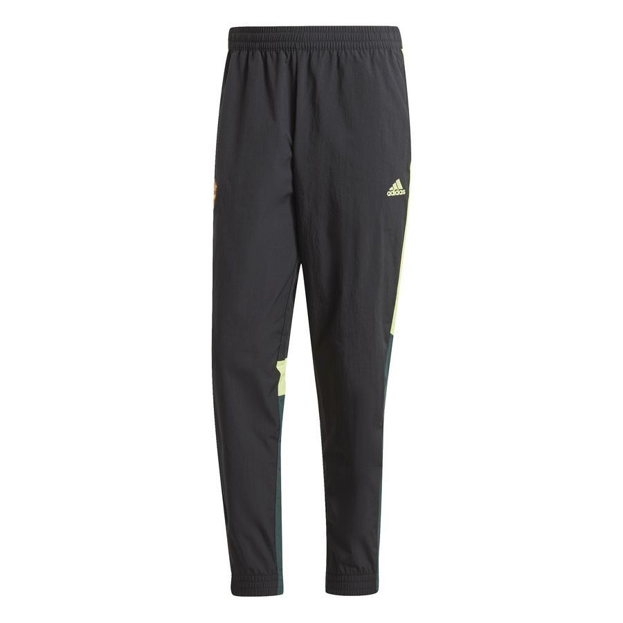 Adidas Manchester United Track Pants Woven - Zwart/Groen/Geel