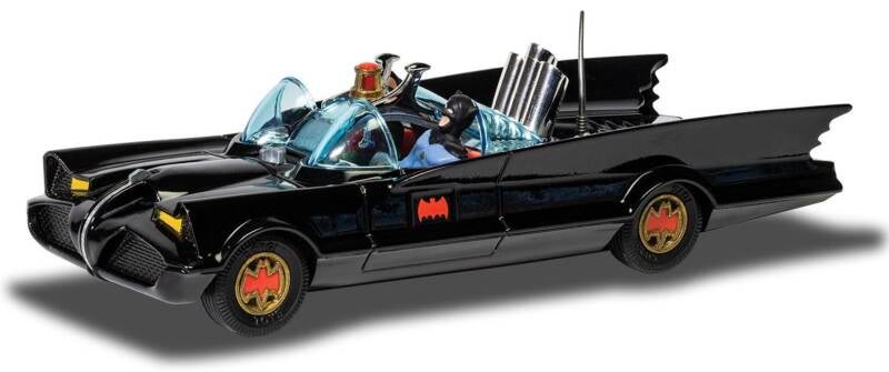 Brinic Modelcars Corgi Toys Batmobile met Batman + Robin figuren