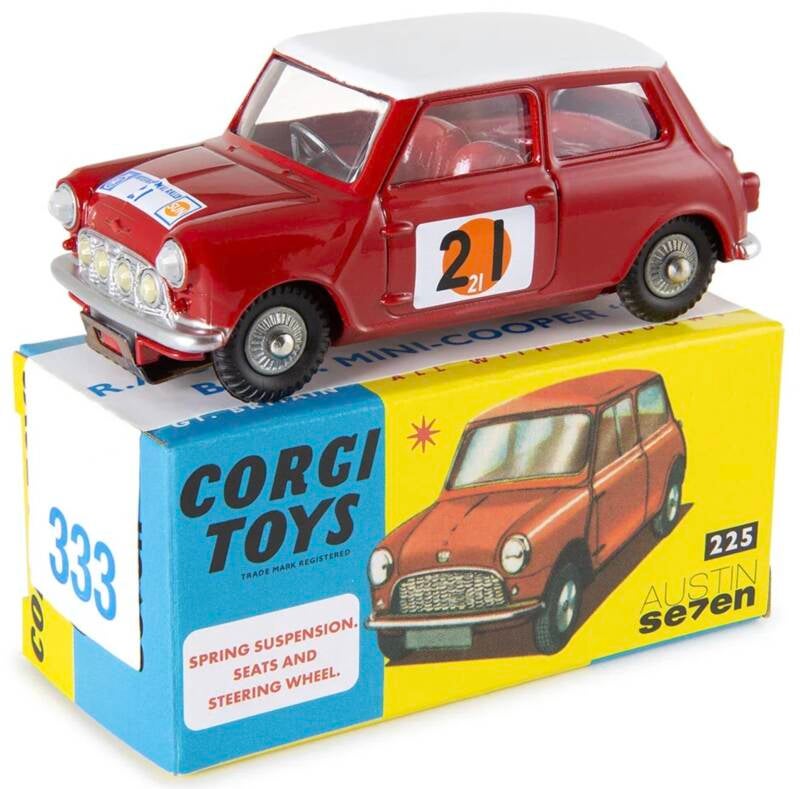 Brinic Modelcars Corgi Toys Mini Cooper S RAC International Rally B.M.C. 1966