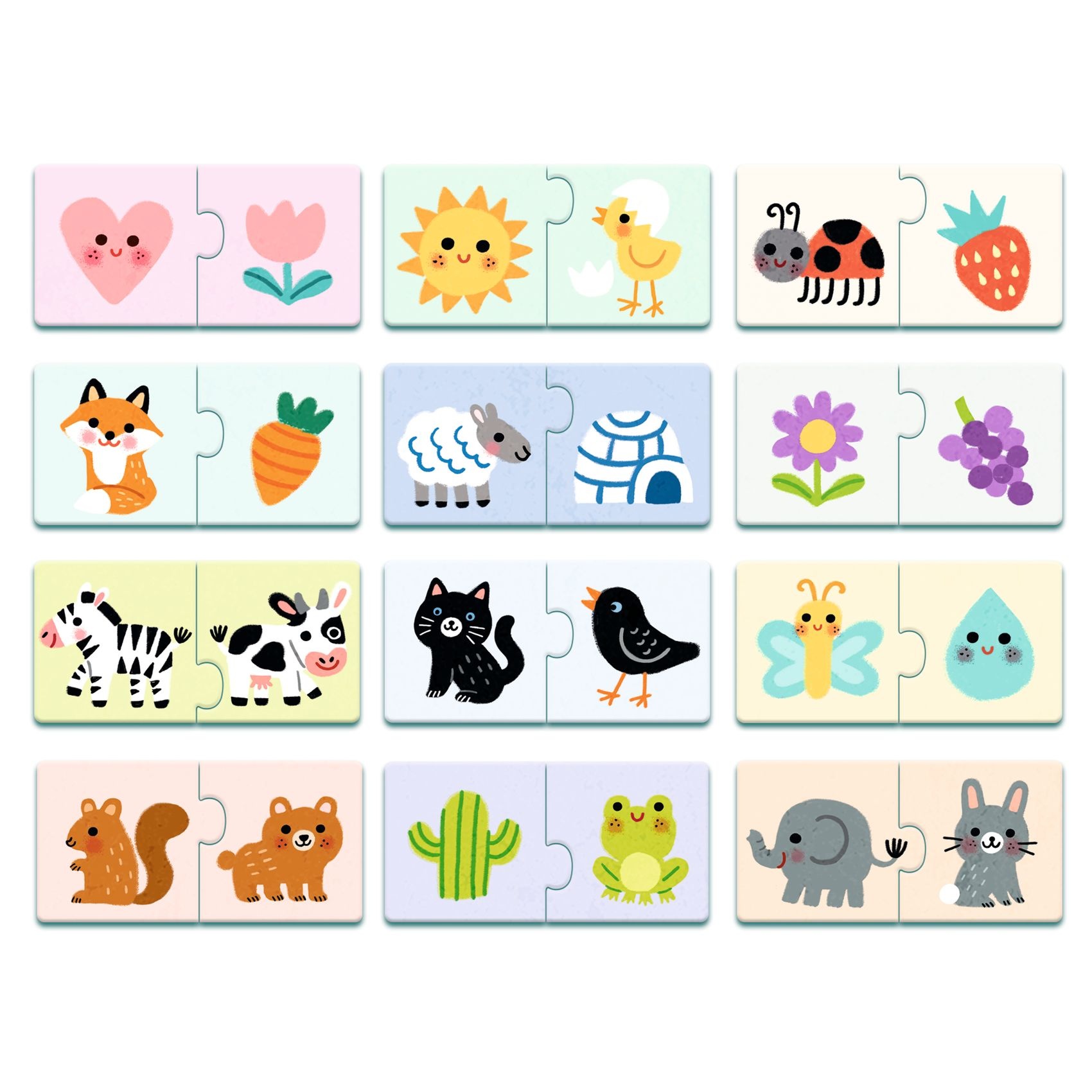 Djeco | Duo-Puzzel Kleuren