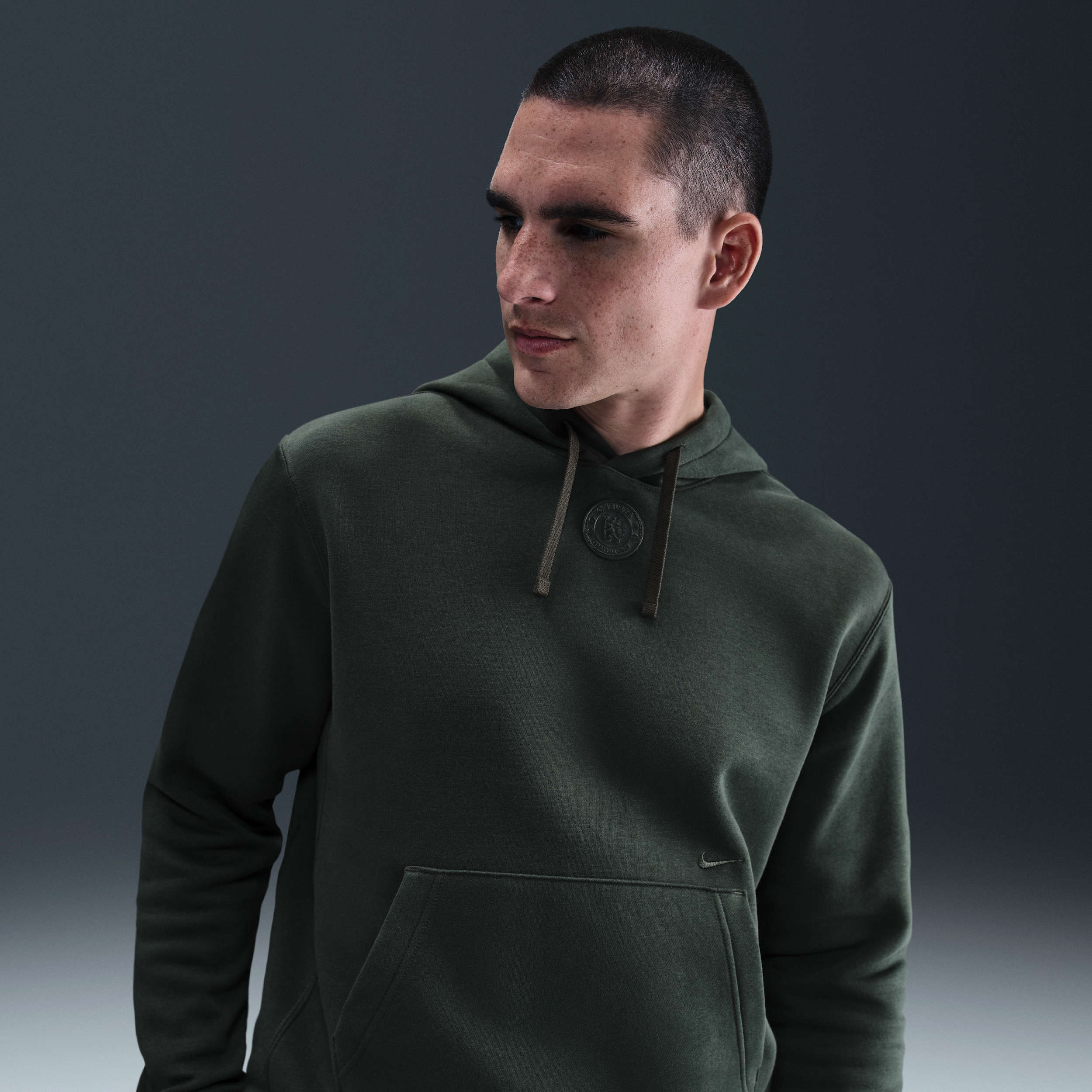 Nike Chelsea FC Club  voetbalhoodie voor heren - Groen