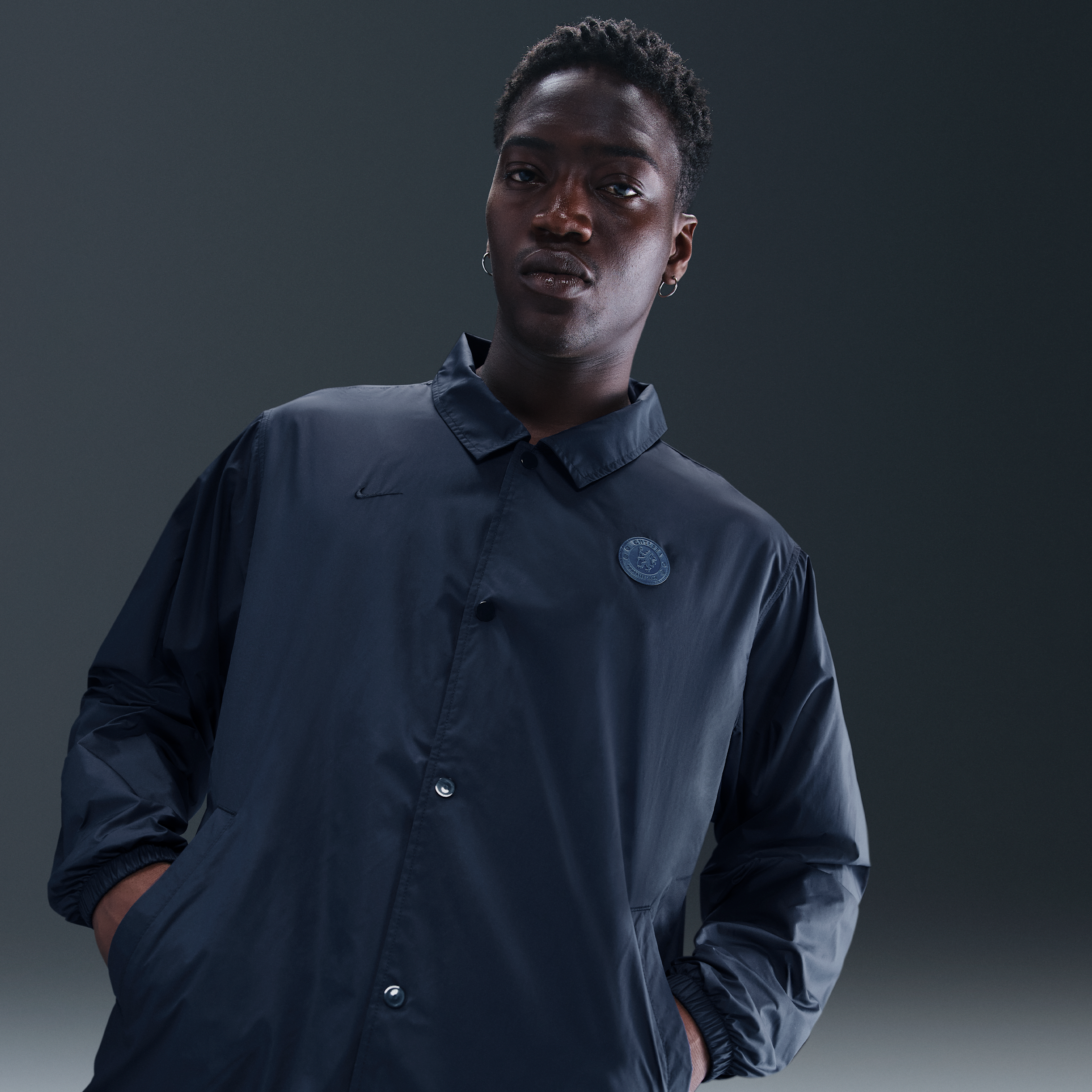 Nike Chelsea FC Club  voetbalcoachjack voor heren - Blauw