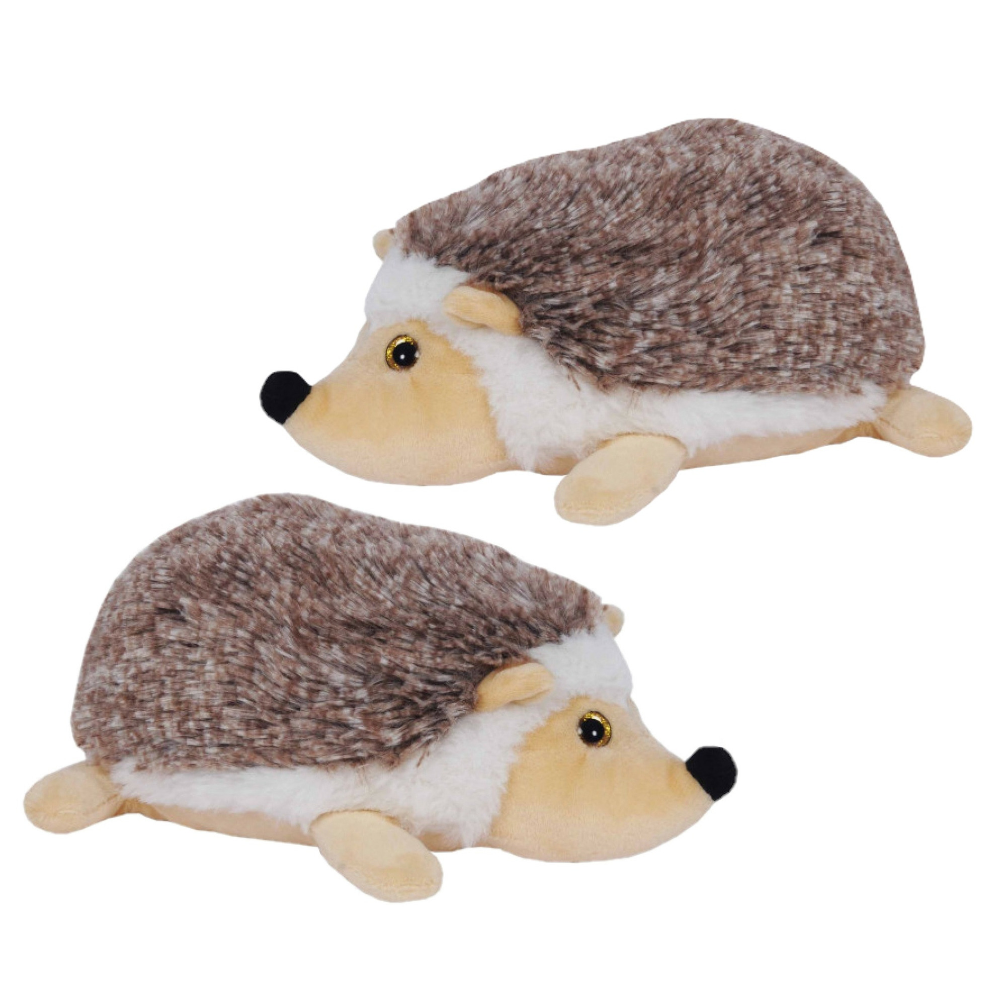 Sandy pluche Knuffel Egel - 2x - Dieren knuffels - stof - 23 cm -