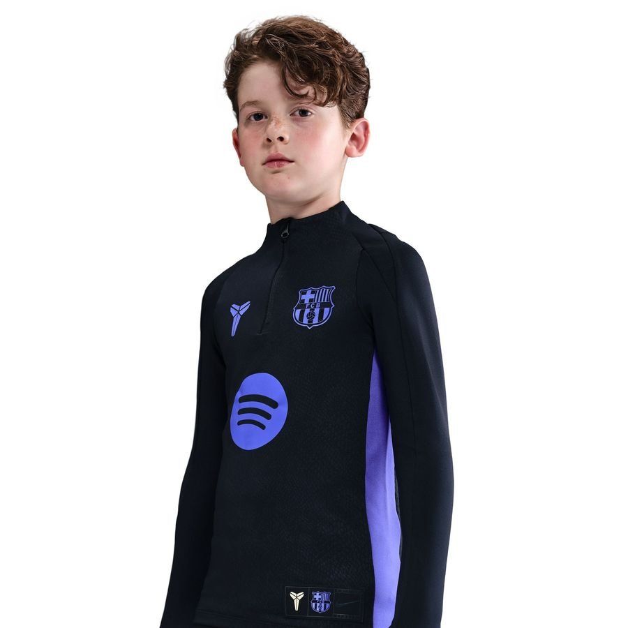 Nike Barcelona Trainingsshirt Dri-FIT Strike Drill Pre Match Uit - Zwart/Paars Kids