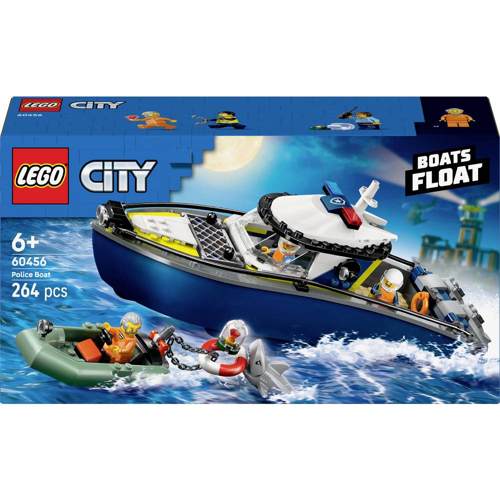 LEGO City 60456 Achtervolging in de politieboot