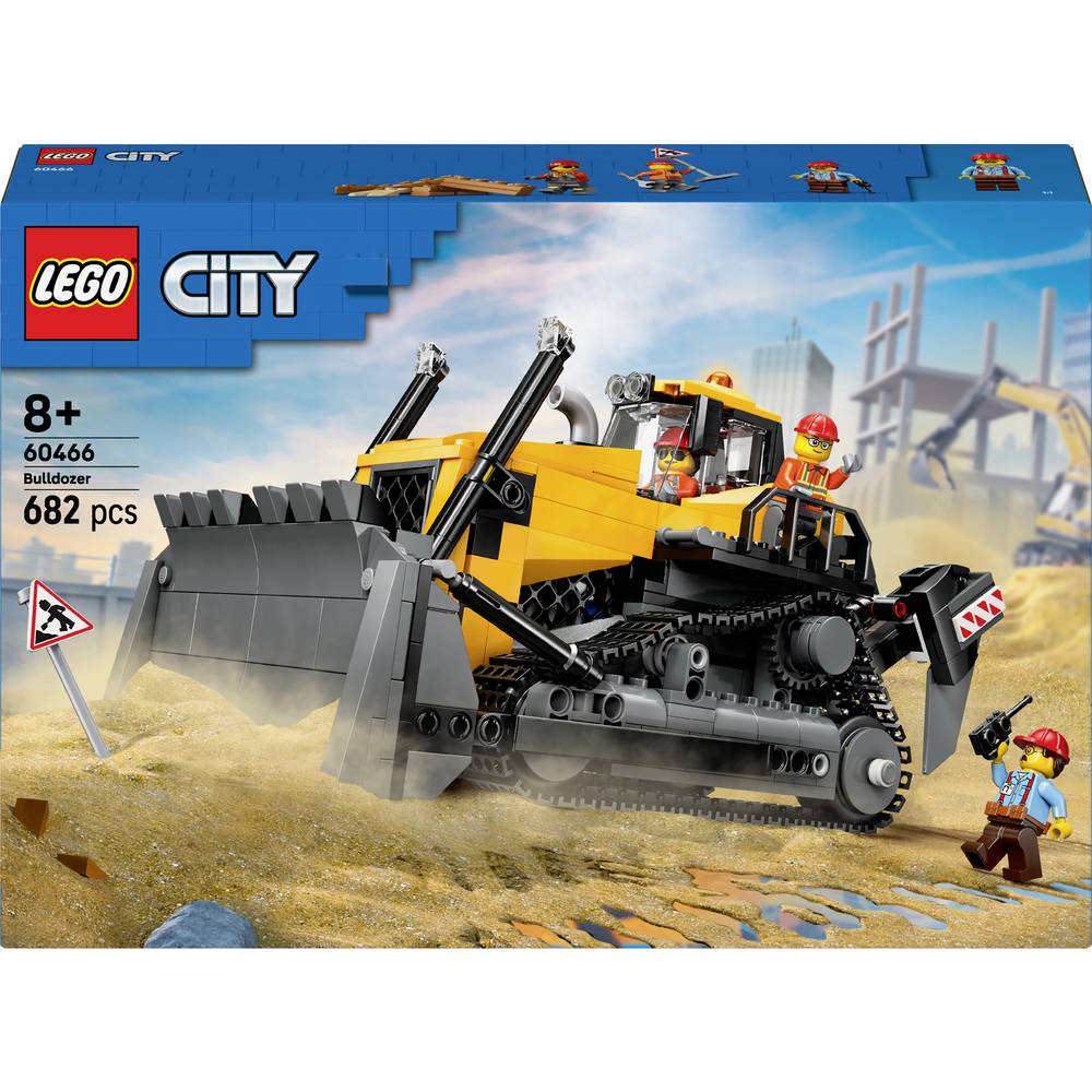 LEGO City 60466 Gele bulldozer