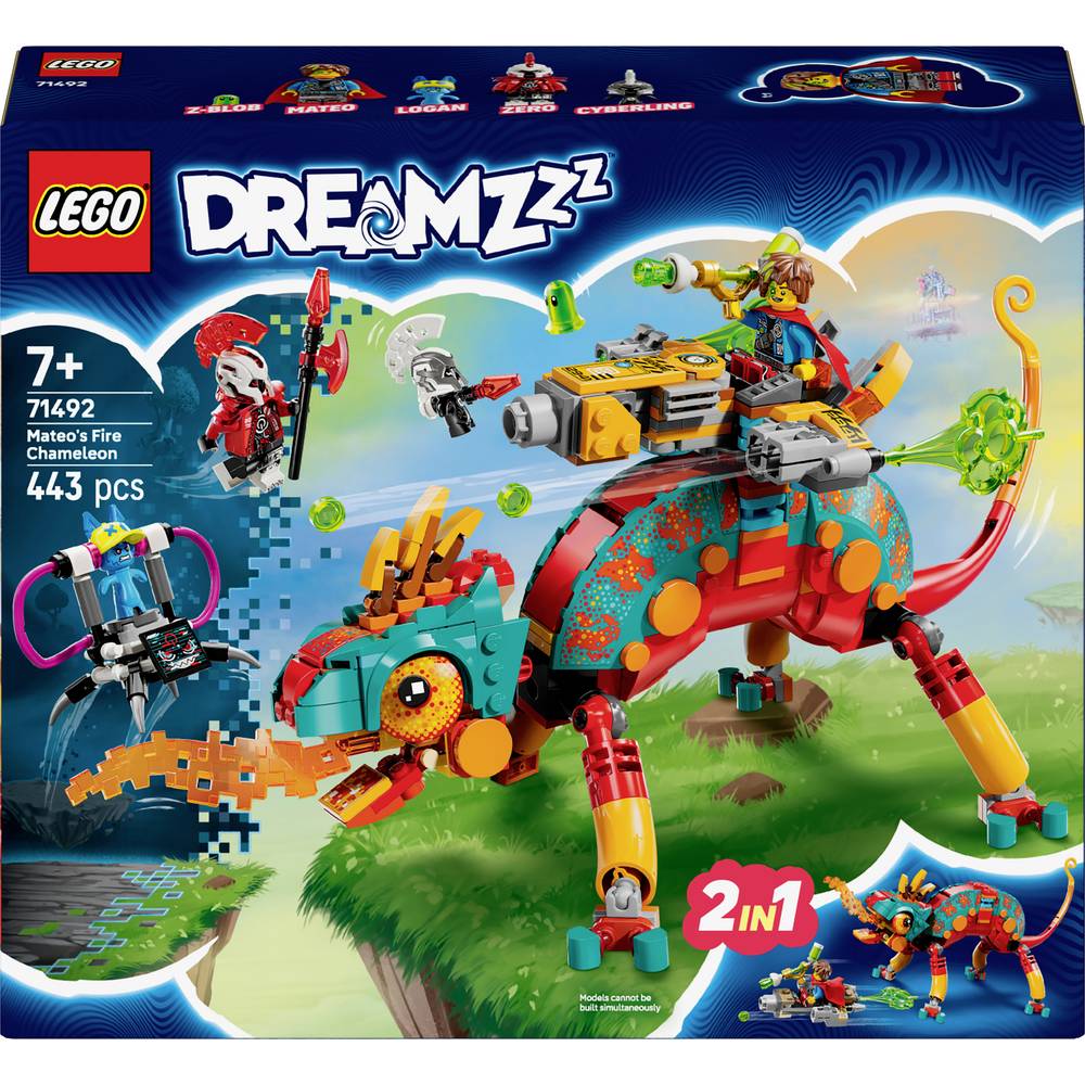 LEGO DREAMZZZ 71492 Mateos vuurkameleon